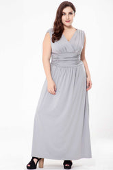 Sleeveless Plus Size Women's Dress Sai Feel
